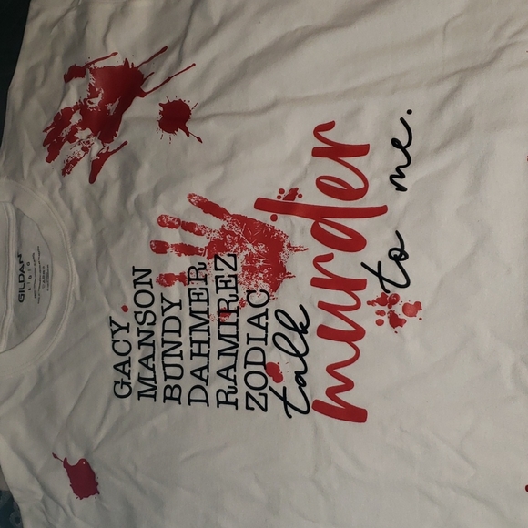 Talk murder to me shirt - Picture 4 of 4